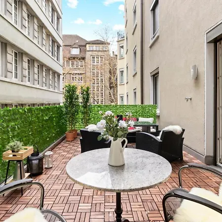 Central Ac Terrace Freeparking Apartman Zürich